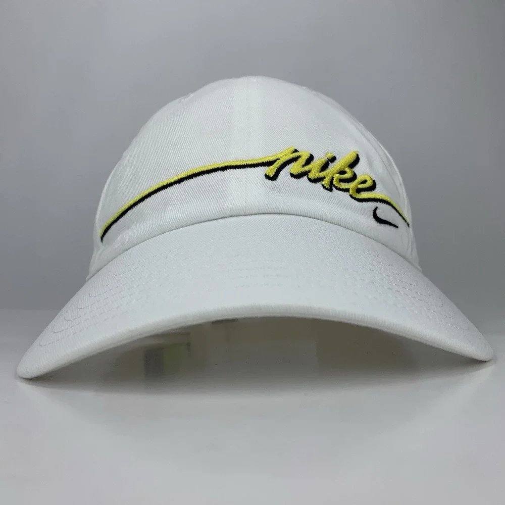 Nike white yellow